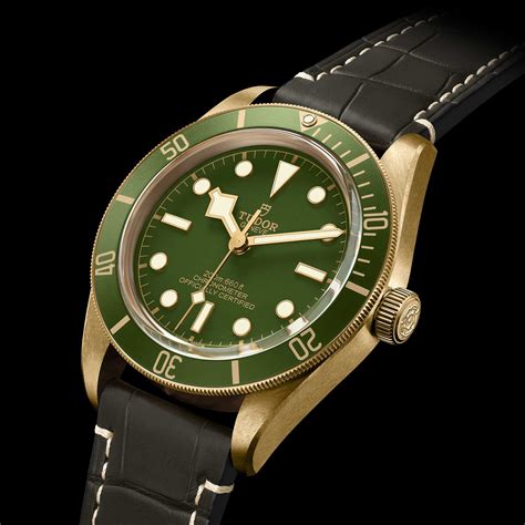 tudor gold bronze watch